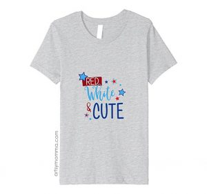 Kids Patriotic Shirt for 4th of July with Cute Saying