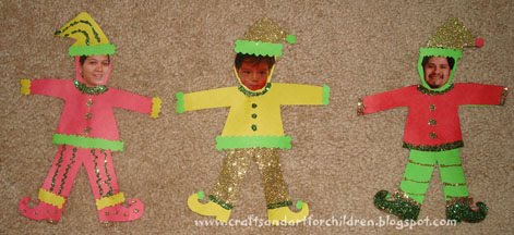 Elf Christmas Theme Crafts and Activities