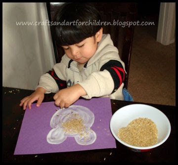 Fun with Rice Sensory Craft