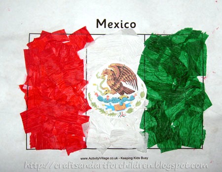 Mexican Flag Craft