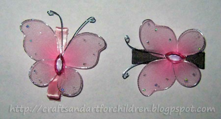 Handmade Butterfly Hair Clip