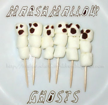 Marshmallow Ghost Pops