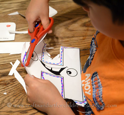 Learning to Cut/Preschool Scissors Practice Activity