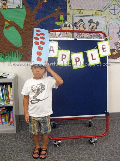 Ten Apples Up on Top Craft and Book - Johnny Appleseed Day