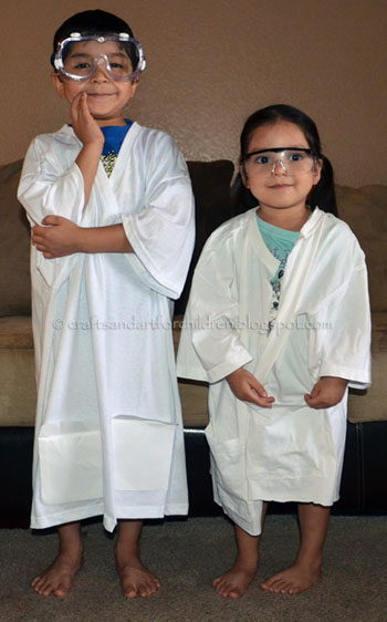 Easy Homemade Scientist Costume for Kids