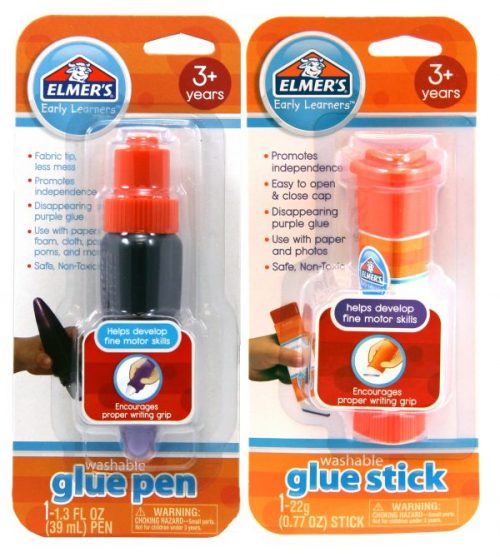 Early Learners Glue Stick and Pen