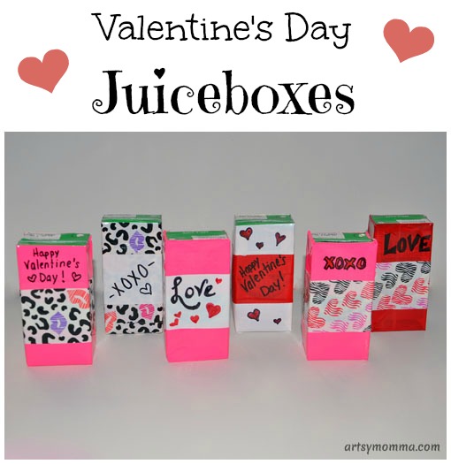 Valentine's Day Juiceboxes for Kids Party