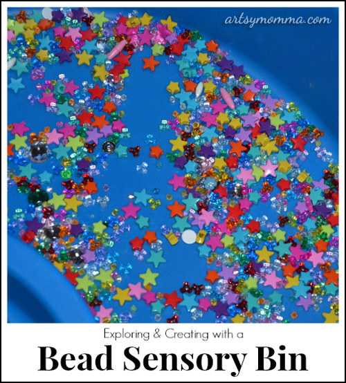 Playing and Learning with Bead Sensory Bins