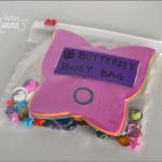 Butterfly Busy Bag for Preschoolers