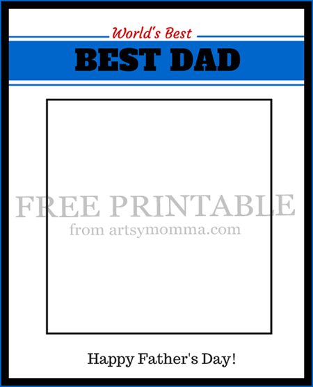 Free Printable for Father's Day - World's Best Dad