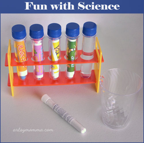 Test Tube Science Experiments for Kids  {Lab-in-a-bag}