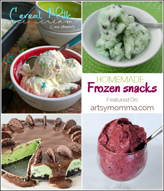 Homemade Frozen Snacks | Ice Cream Recipes