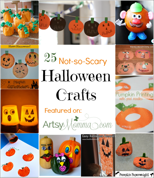 25 Not-so-Scary Halloween Crafts for Kids