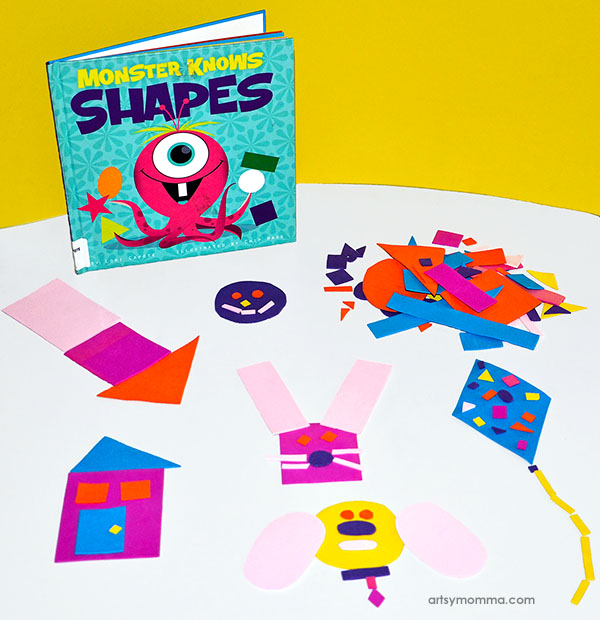 Build-a-shape Busy Bag for Preschoolers