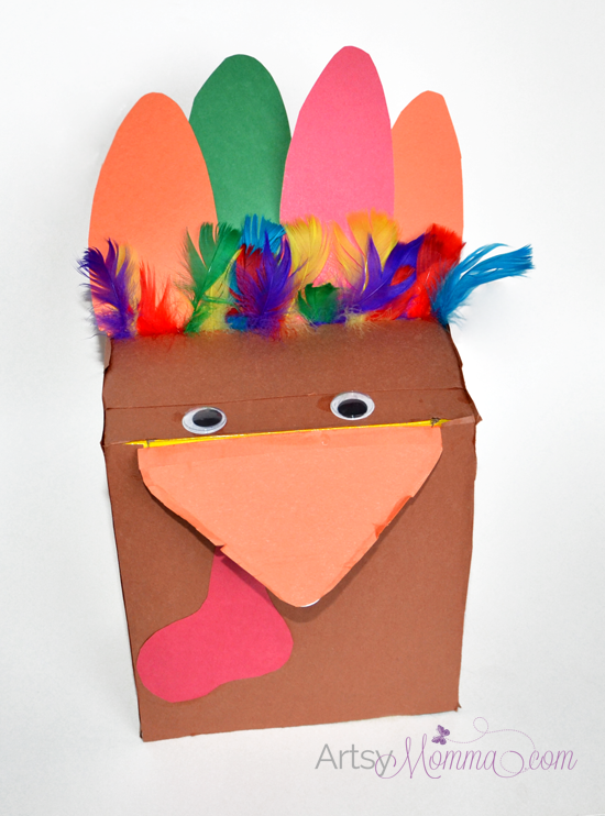 Recycled Craft: Make a Box Turkey {+ 6 uses for it!}