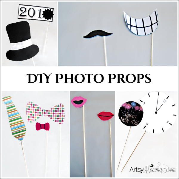DIY New Year's Photo Props