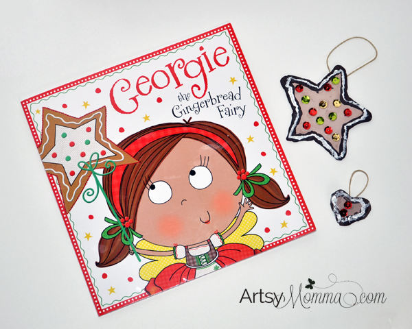 Georgie the Gingerbread Fairy Book + Kid-made Ornaments