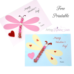 Free Printable Dragonfly Candy Valentines
