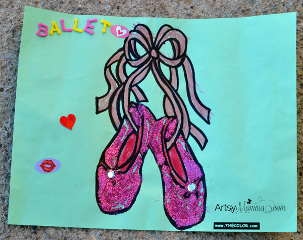 Sparkly Ballet Shoes Craft for Kids – Easy!