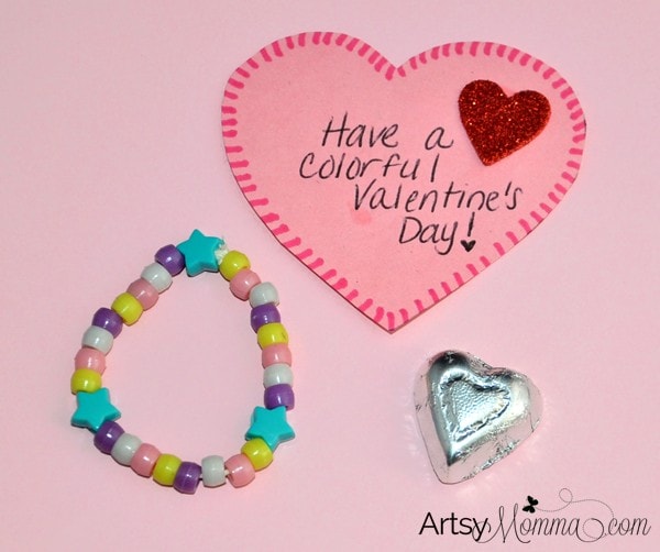 Kid-made Bracelet Valentine