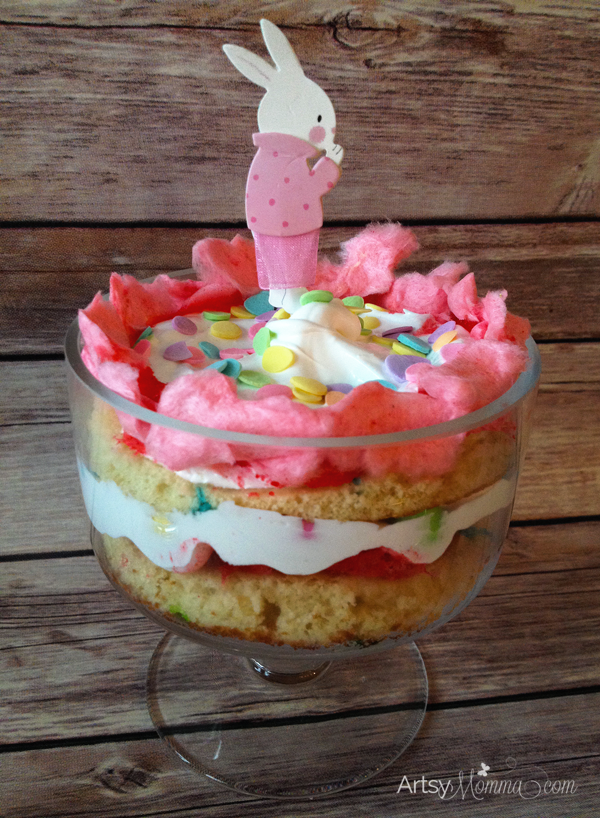 How to make a Mini Layered Funfetti Easter Cake for Kids
