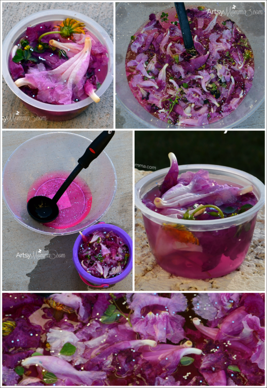 Fairy Soup Pretend Play & Pouring Practice for preschoolers
