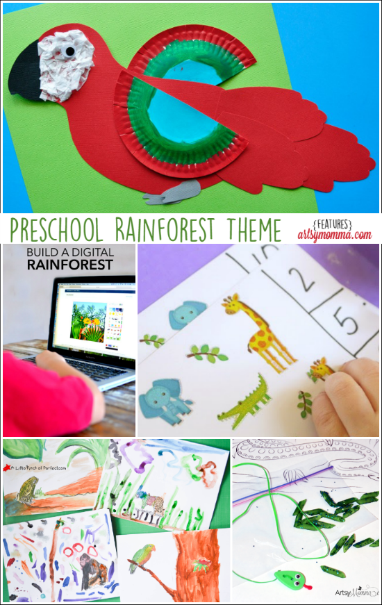 Preschool Activities: Rainforest Theme – 5 creative ways to learn and explore!