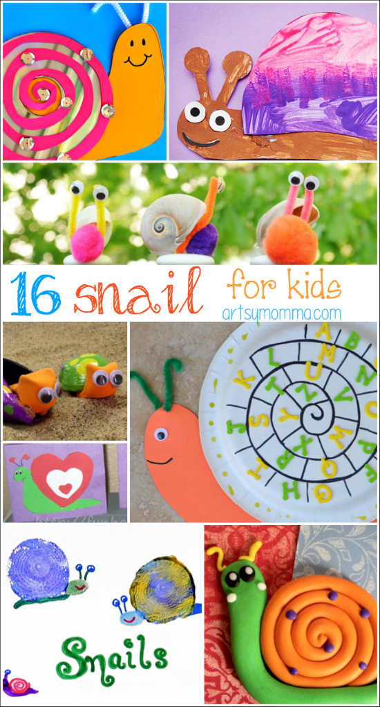 16 Silly Snail Crafts for Kids 