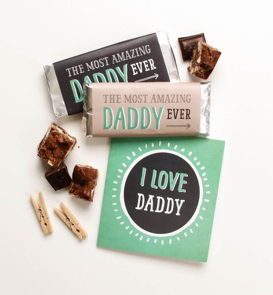 The Most Amazing Dad Ever Candybar Printables