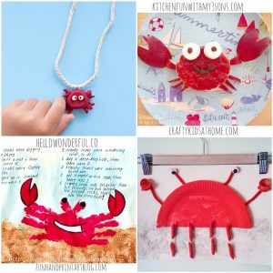 Happy Crab Crafts for Kids
