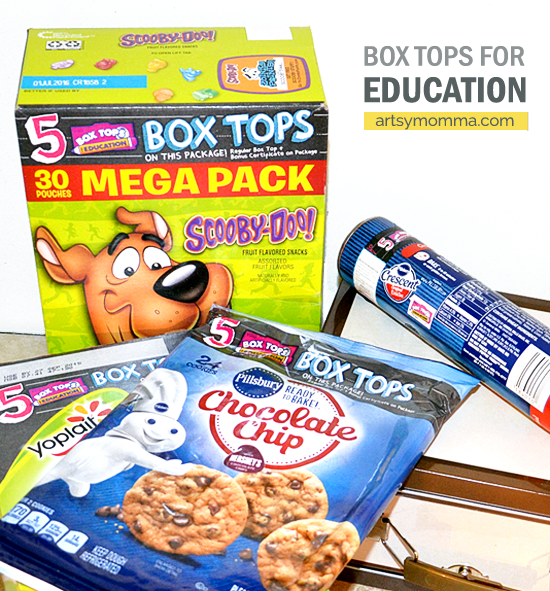 Collecting Box Tops for Education
