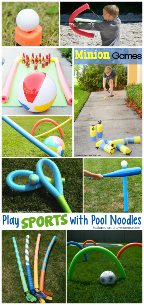 12+ Fun Ways to Play with Pool Noodles