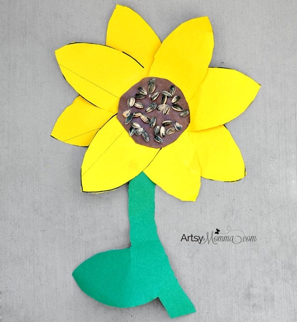 Sunflower Craft for Elementary Ages