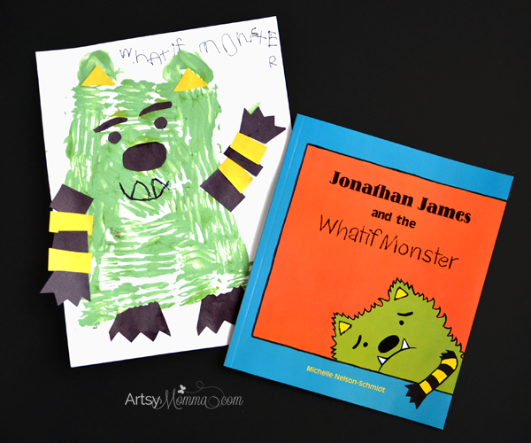 Jonathon James and the Whatif Monster Craft - cute book for kids who worry