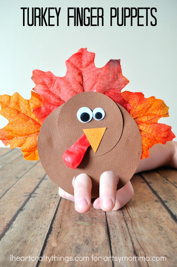 Kids Thanksgiving Turkey Puppet Craft for Imaginative Play 