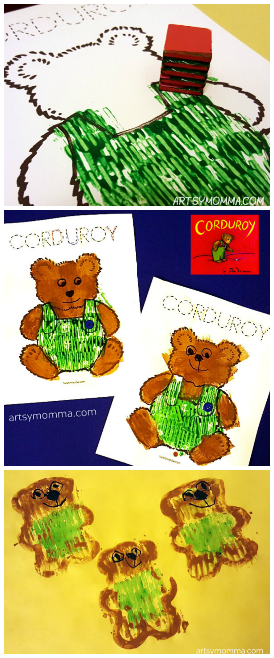 Corduroy Crafts & Activities - Kids Book Extension Idea