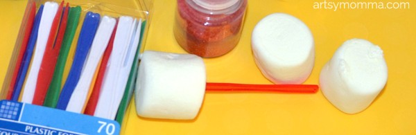 Making Marshmallow Pops with Sugar