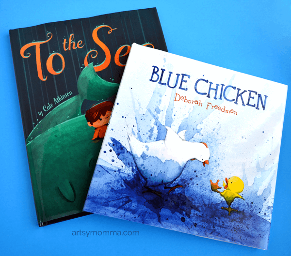 Kids Books: To the Sea & Blue Chicken