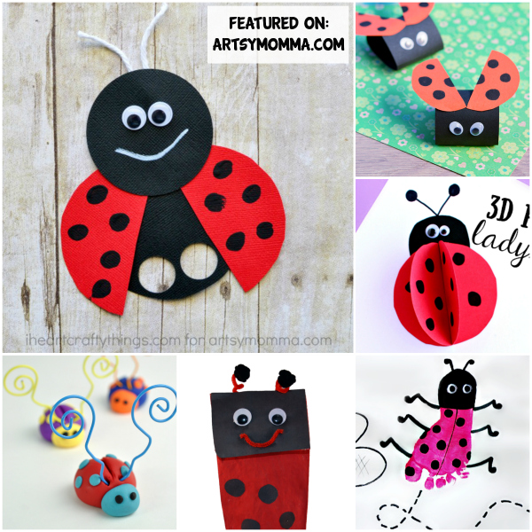 Darling Ladybug Crafts Kids Will Love!