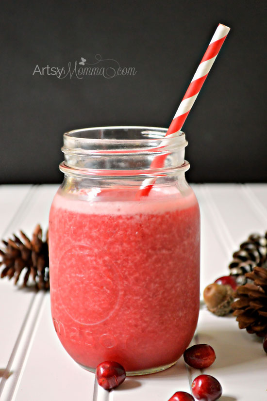 Fresh Cranberry Smoothie Recipe with Frozen Banana