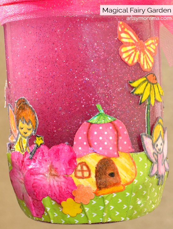 How to make a Fairy Garden Glitter Shaker for Play