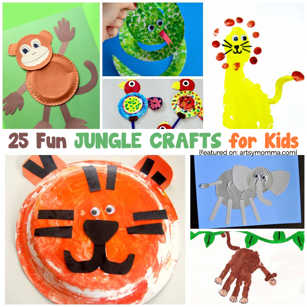 Jungle Crafts for Kids To Go Along With The Jungle Book - Artsy Momma