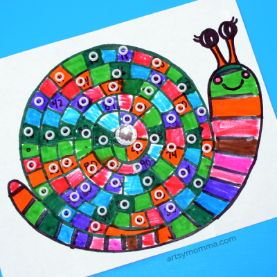 Count to 100 Printable Snail Activity - Artsy Momma