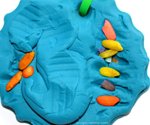 Clay Pasta Impressions Art Project for Kids