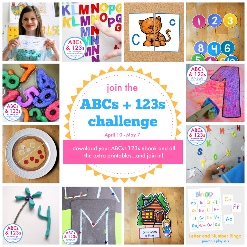 Join the ABC & 123 Challenge!