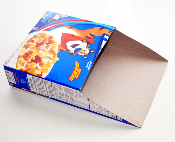 Recycled Cereal Box Craft Project
