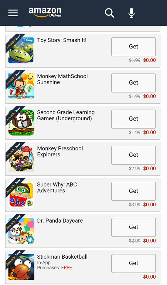 Unlimited Free Apps for Kids Using Amazon Underground