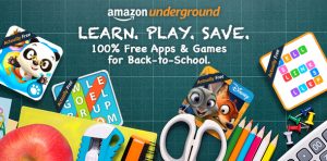 Play 100% free kids apps with Amazon Underground
