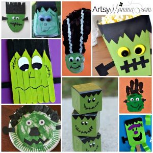 15+ Frankenstein Crafts for Kids That are Fun to Make! - Artsy Momma
