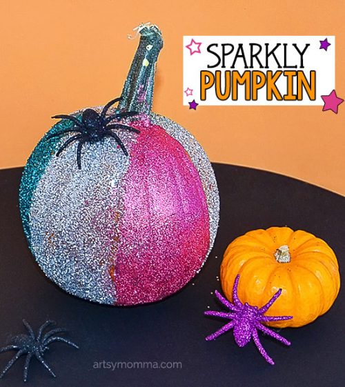 Creative Pumpkin Ideas: Make Sparkly Glitter Pumpkins! - Artsy Momma